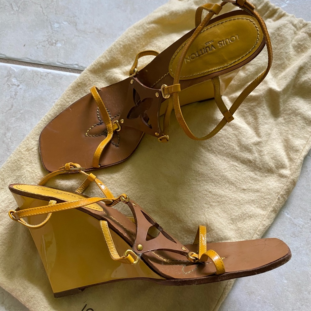 Lovely Louis Vuitton strappy sandals